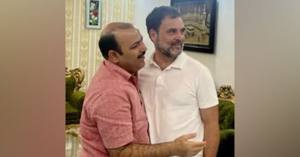 Rahul Gandhi meets Danish Ali, says “Nafrat ke Bazaar mein Mohabbat ki Dukan”